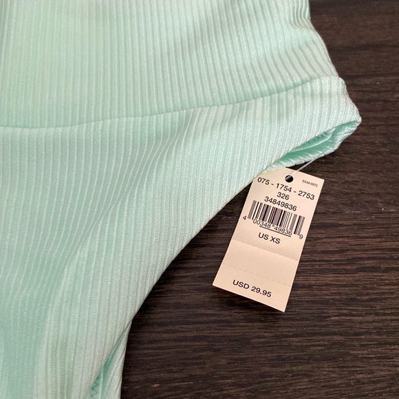 NWT Aerie ribbed high rise bikini bottoms - Picture 2 of 5